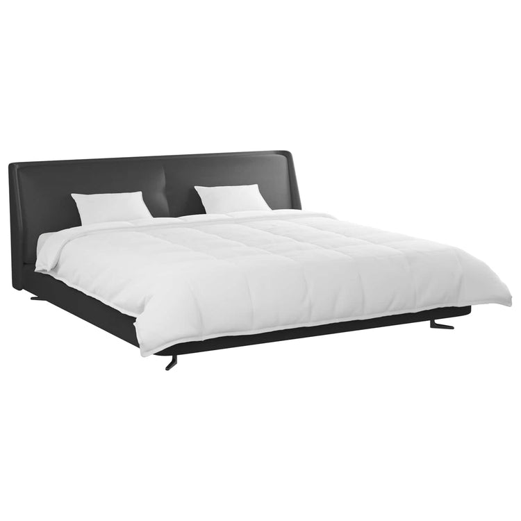 Vidaxl dekbed set met kussen 3 st wit donsveertjes