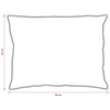 Vidaxl dekbed set met kussen 3 pcs wit donsveertjes