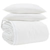 Vidaxl dekbed set met kussen 3 pcs wit donsveertjes