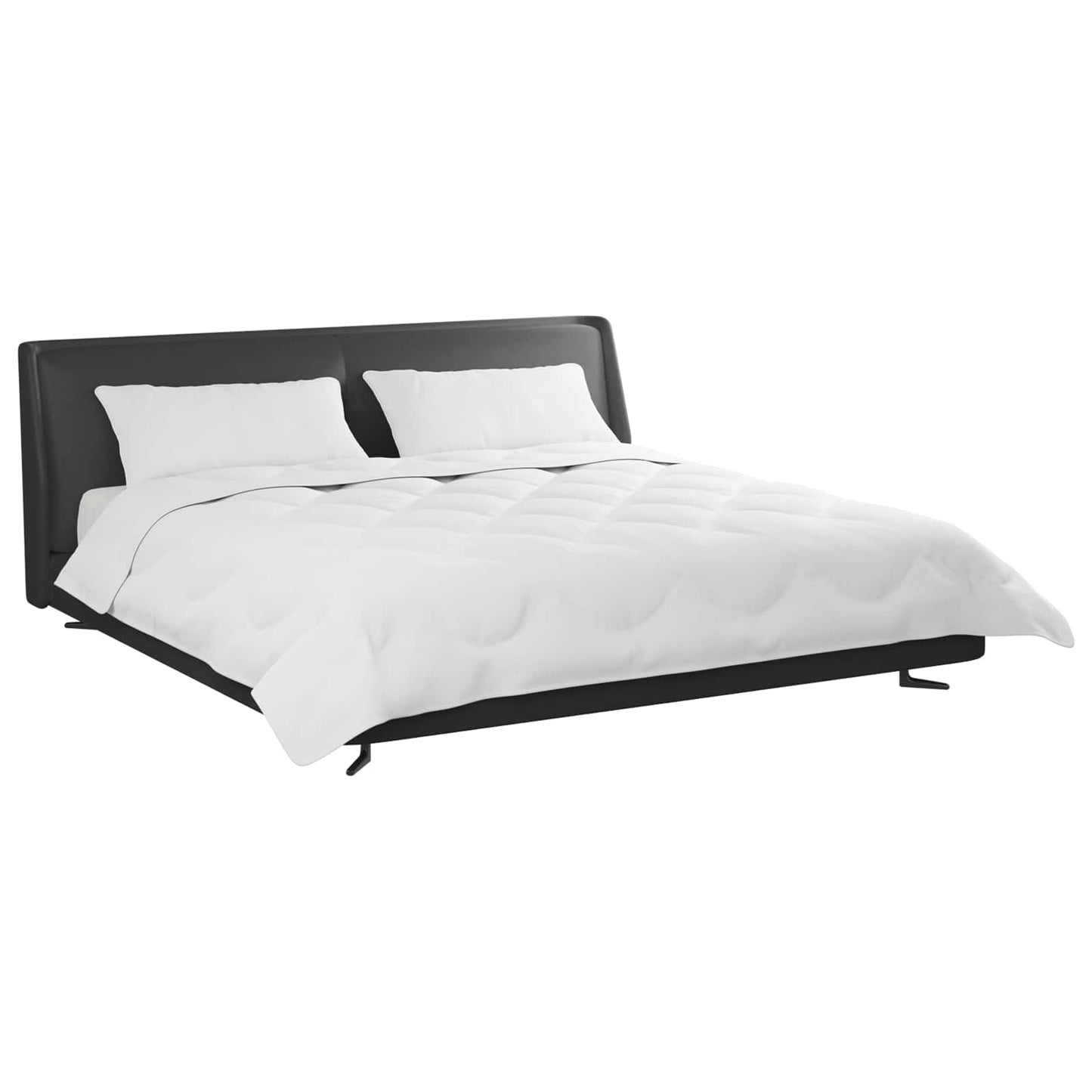 Vidaxl zomer dekbed met kussen 3 pcs wit microfibre