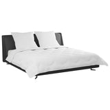 Vidaxl zomer dekbed met kussen 3 st wit microvezel - afbeelding 3