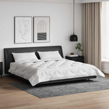 Vidaxl dekbed met kussen 3 st wit microfibre - afbeelding 1