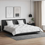 Vidaxl dekbed met kussen 3 st wit microfibre - afbeelding 1