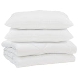 Vidaxl dekbed met kussen 3 pcs wit microfibre - afbeelding 2