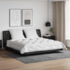 Vidaxl dekbed met kussen 3 pcs wit microfibre