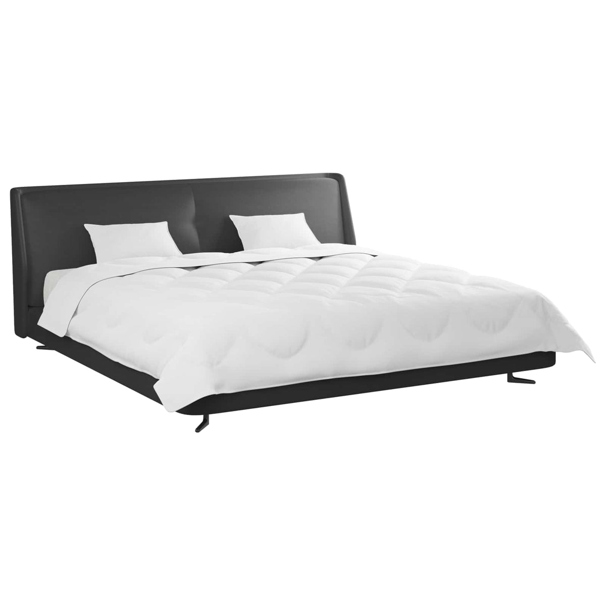 Vidaxl all-season dekbed met kussen 3 pcs wit microvezel