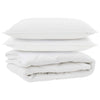 Vidaxl all-season dekbed met kussen 3 pcs wit microvezel