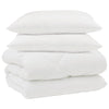 Vidaxl winter dekbed met kussen 3 pcs wit microvezel