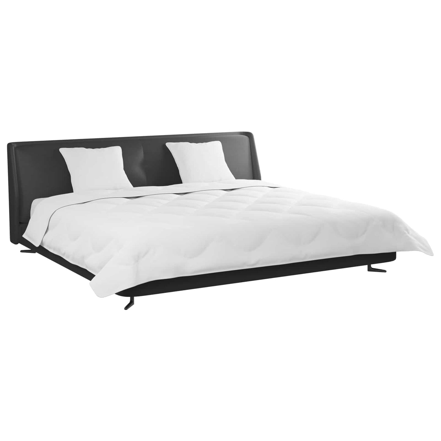 Vidaxl winter dekbed met kussen 3 pcs wit microvezel
