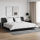 Vidaxl winter dekbed met kussen 3 pcs wit microvezel