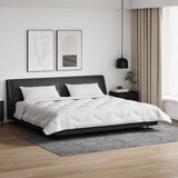 Vidaxl winter dekbed met kussen 3 st wit microvezel - afbeelding 1
