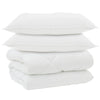 Vidaxl winter dekbed met kussen 3 pcs wit microvezel