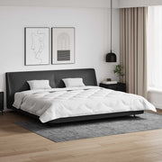 Vidaxl dekbed met kussens 3 pcs wit microfiber en dons feather - afbeelding 1