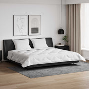 Vidaxl dekbed met kussens 3 pcs wit microfiber en dons feather - afbeelding 1