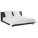 Vidaxl dekbedset met kussen 3 st wit microvezel - afbeelding 3