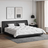 Vidaxl dekbedset met kussen 3 st wit microvezel - afbeelding 1