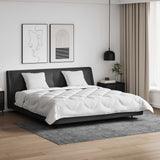 Vidaxl dekbed set met kussen 3 pcs wit microfiber en dons feather - afbeelding 1