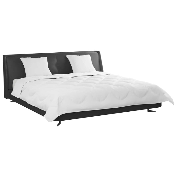 Vidaxl dekbedset met kussen 3 st wit microvezel