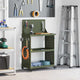 Vidaxl gereedschapswagen olijfgroen 65 x 35 x 111 cm koudgewalst staal