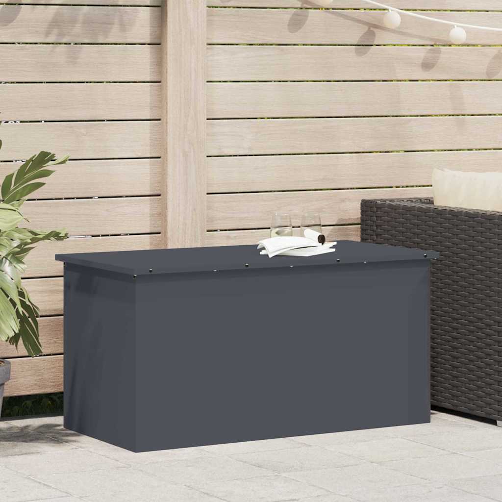 Vidaxl tuinkussenopbergdoos gegalvaniseerd staal 100 x 50,5 x 50 cm