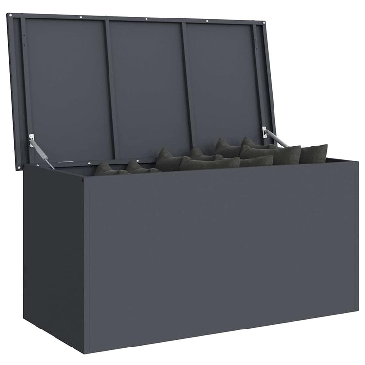 Vidaxl tuinkussenopbergdoos gegalvaniseerd staal 100 x 50,5 x 50 cm