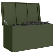 Vidaxl buitenopslagdoos olijf groen 100 x 50,5 x 50 cm staal - afbeelding 3