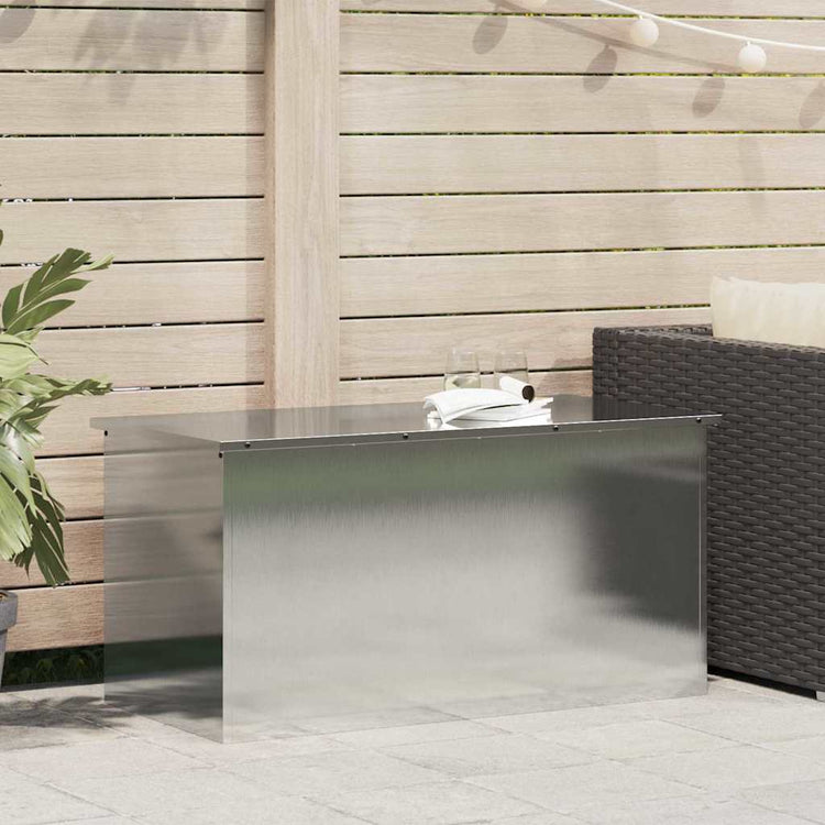 Vidaxl tuinkussenopbergdoos gegalvaniseerd staal 100 x 50,5 x 50 cm