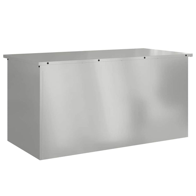 Vidaxl tuinkussenopbergdoos gegalvaniseerd staal 100 x 50,5 x 50 cm