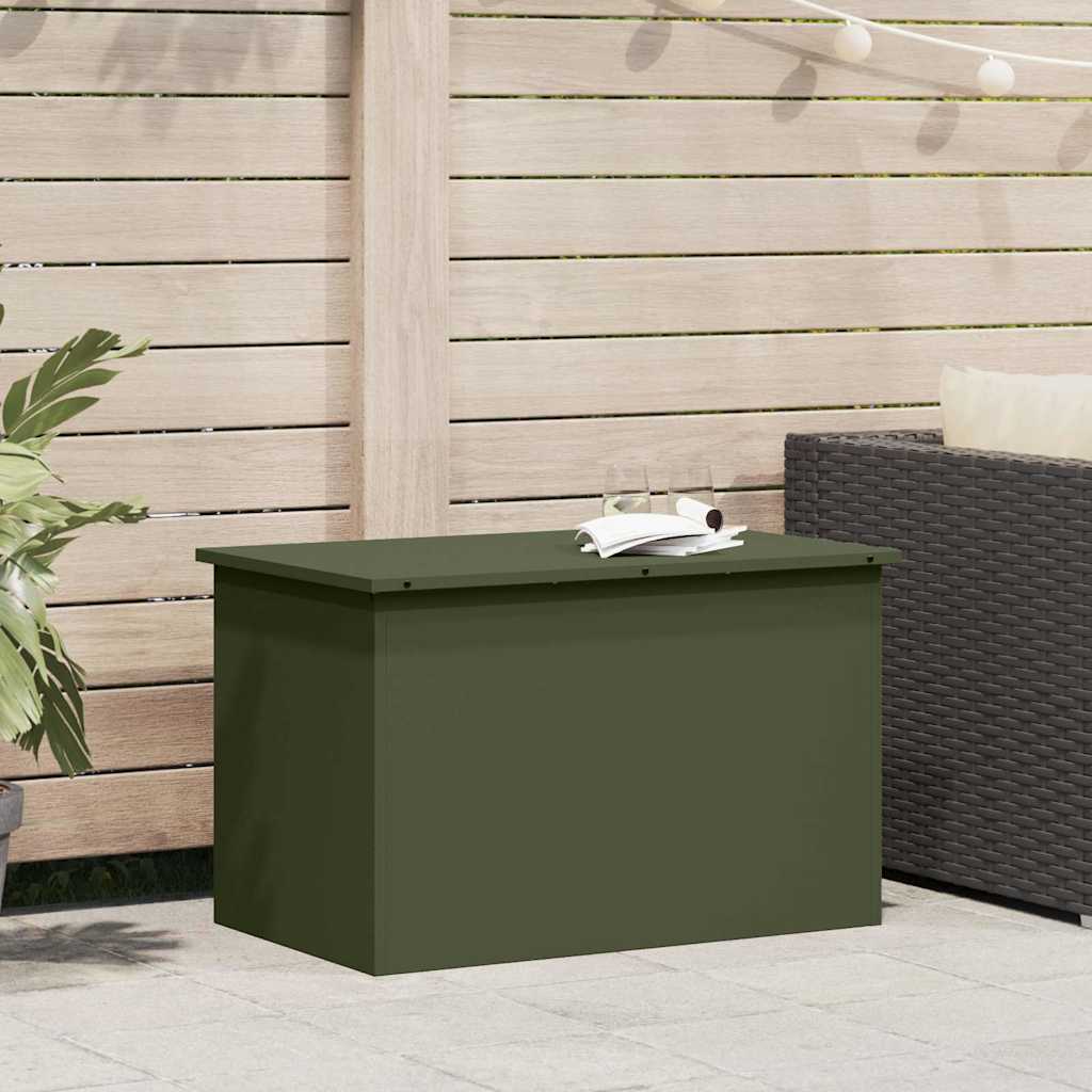 Vidaxl tuinkussenopbergdoos gegalvaniseerd staal 80 x 50,5 x 50 cm
