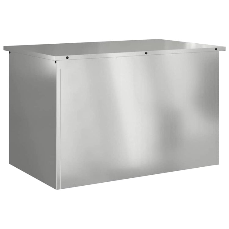 Vidaxl tuinkussenopbergdoos gegalvaniseerd staal 80 x 50,5 x 50 cm