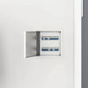 Vidaxl toegangs paneel 2 pcs wit 23 x 23 x 3 cm staal