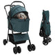 Vidaxl opvouwbare huisdierenwagen groen 81 x 47 x 99 cm polyester