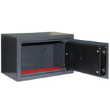 Vidaxl digitale kluis met slot donkergrijs 31 x 20 x 20 cm staal - afbeelding 2