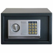 Vidaxl digitale kluis met slot donkergrijs 31 x 20 x 20 cm staal - afbeelding 3