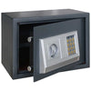 Vidaxl digitale kluis met slot donkergrijs 35 x 25 x 25 cm staal