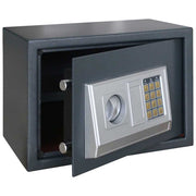 Vidaxl digitale kluis met slot donkergrijs 35 x 25 x 25 cm staal - afbeelding 2
