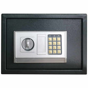 Vidaxl digitale kluis met slot donkergrijs 35 x 25 x 25 cm staal - afbeelding 3