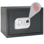 Vidaxl digitale kluis met slot donkergrijs 35 x 25 x 25 cm staal - afbeelding 2
