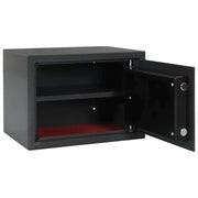 Vidaxl digitale kluis met slot donkergrijs 35 x 25 x 25 cm staal - afbeelding 3