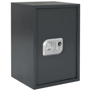 Vidaxl digitale kluis met slot donkergrijs 35 x 31 x 50 cm staal - afbeelding 1