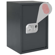 Vidaxl digitale kluis met slot donkergrijs 35 x 31 x 50 cm staal - afbeelding 2