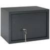 Vidaxl kluisdoos met slot donkergrijs 35 x 25 x 25 cm staal
