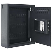 Vidaxl digitale kluis met slot donkergrijs 30 x 10 x 36,5 cm staal - afbeelding 3