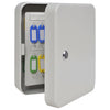 Vidaxl sleuteldoos met slot ivoor 20 x 7,5 x 25 cm staal
