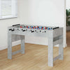Vidaxl voetbaltafel beton grijs 125 x 60,5 x 80 cm bewerkt hout