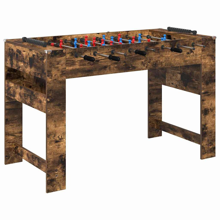 Vidaxl honkbaltafel gerookte eik 125 x 60,5 x 80 cm bewerkt hout
