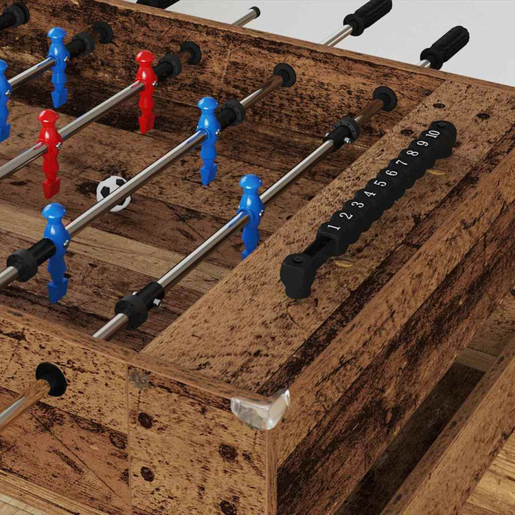 Vidaxl honkbaltafel oudhout 125 x 60,5 x 80 cm bewerkt hout