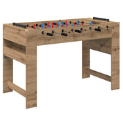 Vidaxl honkbaltafel artisan eik 125 x 60,5 x 80 cm bewerkt hout - afbeelding 2