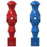 Vidaxl tafelvoetbalspelers 22 st blauw en rood 2,4 x 2,1 x 9,7 cm pp - afbeelding 2