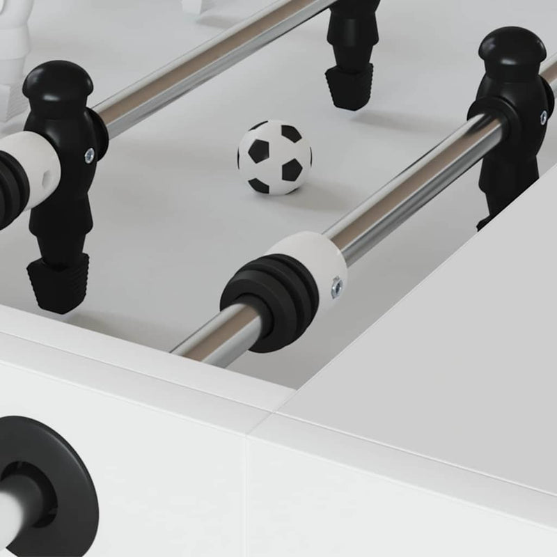 Vidaxl voetbaltafel bumpers 3 x 3 x 2 cm stang 16 pcs zwart kunststof